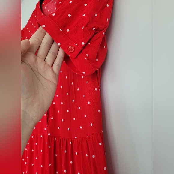 Midi polka dot dress, size XS - Picture 4 of 13